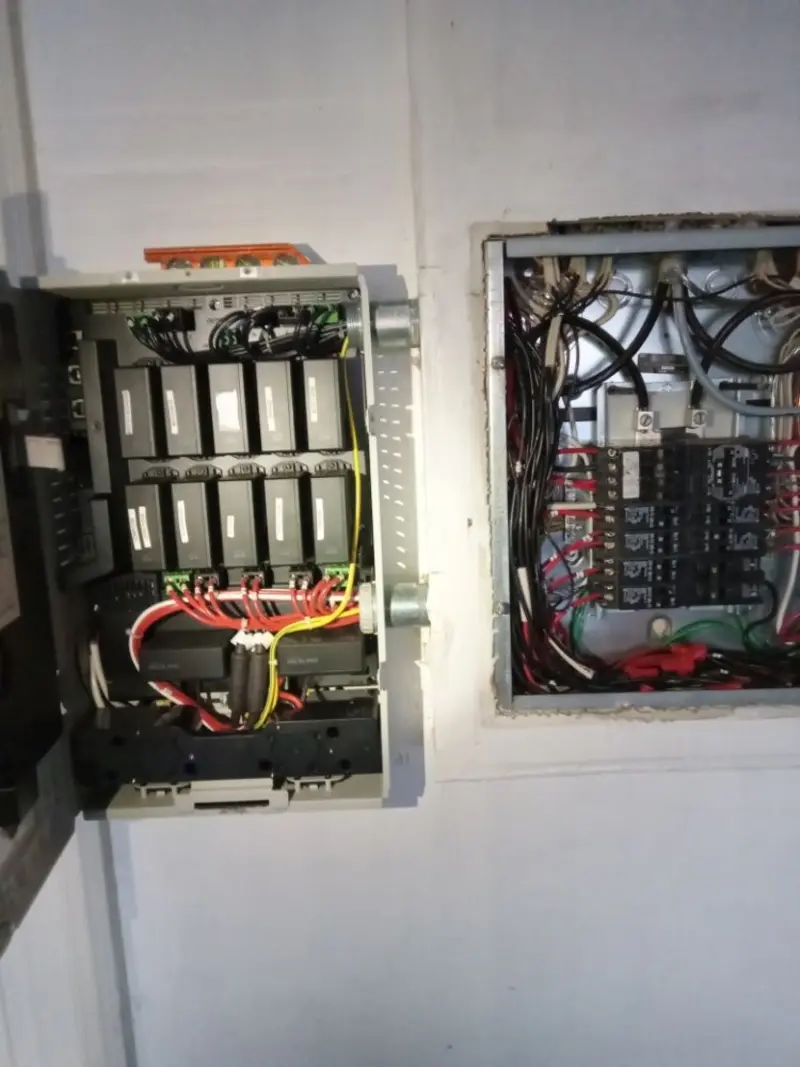 Electrical panel upgrade completed for Security Camera Wiring in Santa Clara